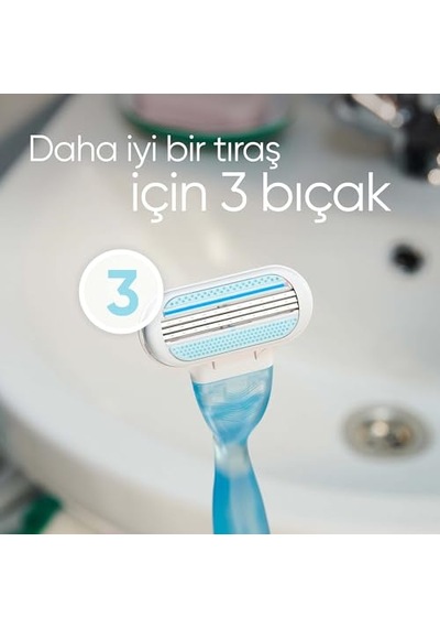 Gillette Venus Yedek Kadın Tıraş Bıçağı 4'lü