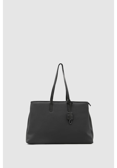 Shule Bags 15" Twill Dokulu Teknik Kumaş Laptop Çantası Siyah
