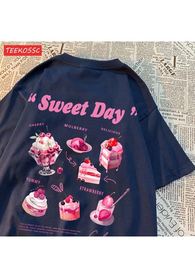 Noıssey Urban Pop Graphic Kadın Tişört Koleksiyonukod 5109 Lacivert