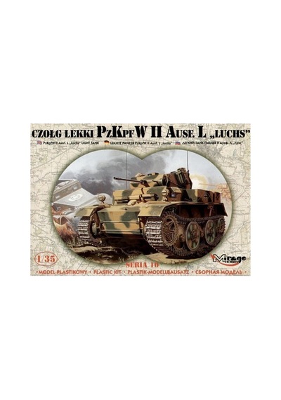 1/35 Pzkpfw Iı Ausf L Luchs Light Tank Maketi, Mirage 35107