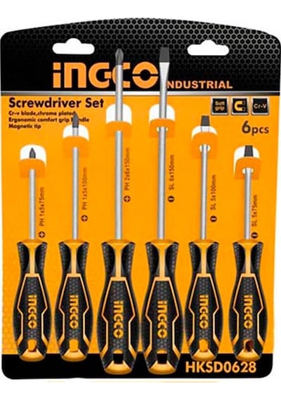 Ingco Hksd0628 6'lı Tornavida Seti