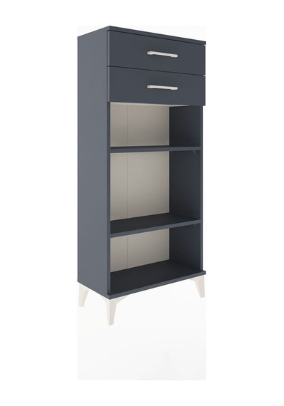 Arges Dolap 2 Raflı 2 Çekmeceli 60x30x134 Antrasit-antrasit Antrasit Arges Dolap 2 Raflı 2 Çekmeceli 60x30x134 Antrasit-antrasit Antrasit