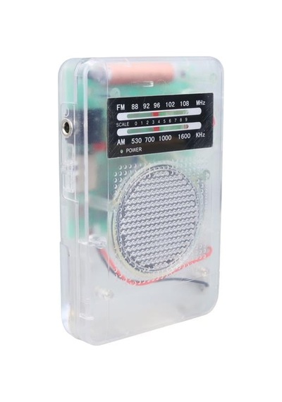 Starnic St-821 Am-fm Şeffaf Analog Hapishane Radyosu 88-108 Fm Frekans Aralığı