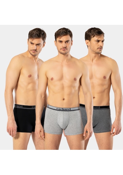 Cacharel Erkek 3'Lü Boxer Çok Renkli