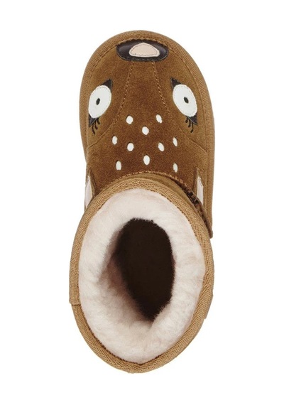 Emu Australia Leather Deer Walker Girl's Boot Kız Çocuk Koyun Derisi Koyun Kürkü Bot Kahverengi Kahverengi Emu Australia Leather Deer Walker Girl's Boot Kız Çocuk Koyun Derisi Koyun Kürkü Bot Kahverengi Kahverengi