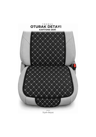Volkswagen Taigo 2022+ Suni Deri Kapitone Minder 5 Parça 15768576