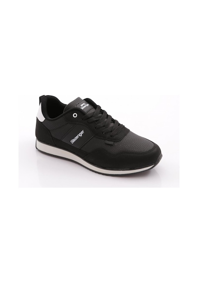 Slazenger Sa25le036 Offense Erkek Spor Ayakkabı Siyah Beyaz