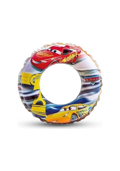 Çocuk Simidi Cars Arabalar Şimşek Mcqueen Simit 51 Cm Sarı