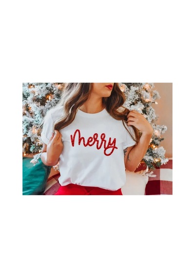 Butik İstanbul Yılbaşı Merry Christmas Baskılı Kısa Kollu Oversize Bisiklet Yaka T-shirt - Beyaz Butik İstanbul Yılbaşı Merry Christmas Baskılı Kısa Kollu Oversize Bisiklet Yaka T-shirt - Beyaz