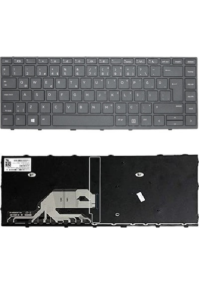HP Uyumlu Sg-87420-xua, Sn61642 Klavye Tuş Takımı Tuş Seti Siyah Türkçe