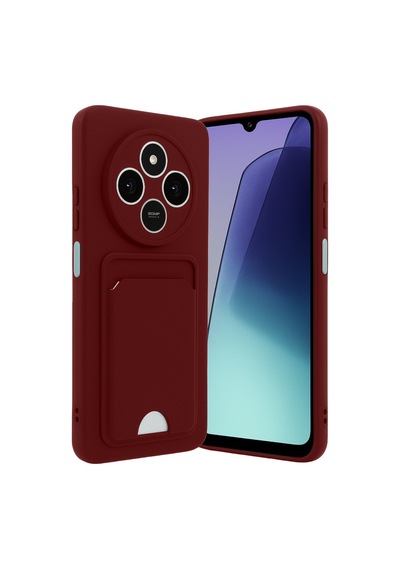 Redmi 14c Kelvin Kartvizitli Silikon - Bordo Bzsxx00 1