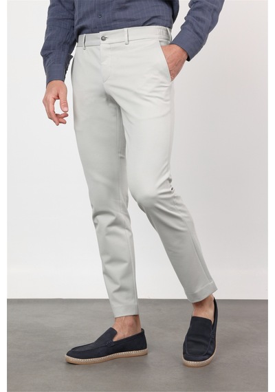 İmza Taş Rengi Yan Cep Örme Slim Fit Esnek Jogger Pantolon 1003260173