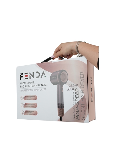 Fenda Profesyonel Saç Kurutma Makinesi Mor Fndsackr0012pr