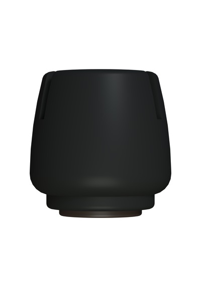 Cateksss Sessiz Tip Sandalye Pabucu Masa Sandalye Zemin Koruyucu 21-25 Mm - Siyah - 10 Lu Paket