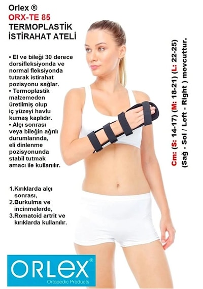 Orlex Termoplatik İstirahat Ateli Sol El Te85