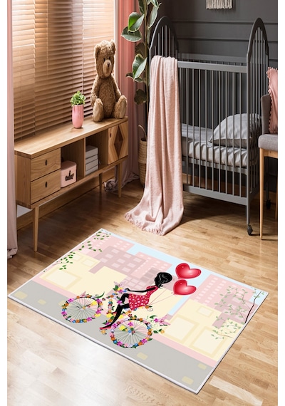 Dekoreko Kids Halı 502 Pembe