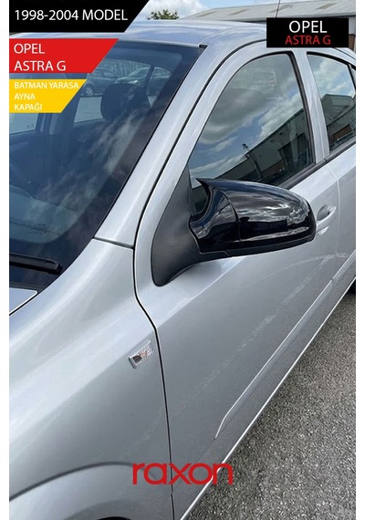 Opel Astra G 1998-2004 Batman & Yarasa Ayna Kapağı Parlak Piano Black Sport