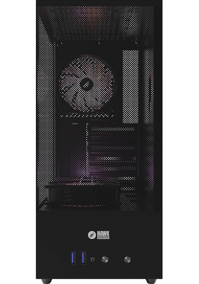Hawk Gaming Hc310 600w Rgb Mesh Micro Atx Mini Tower Siyah Gaming Oyuncu Kasa