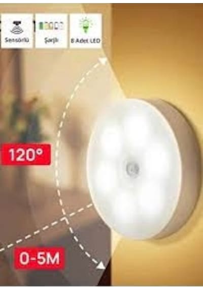 Dolap İçi Sensörlu Led Gece Lambası Beyaz