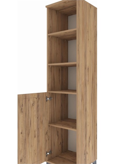 Hyperion Dolap 4 Raflı Tek Kapaklı 44x44x195 Çam-çam Çam
