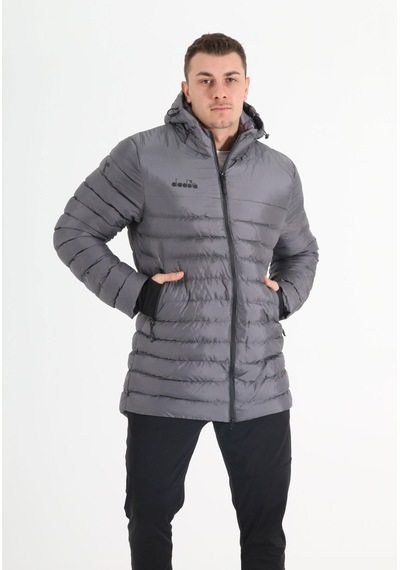 Diadora Motto Anorak Uzun Mont Antrasit Gri