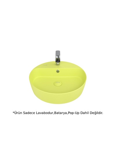 Creavit LP146 Loop Yuvarlak Çanak Lavabo Neon 45 CM