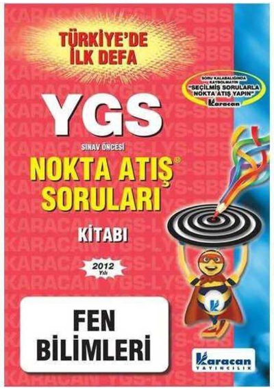 Ygs Fen Bilimleri Nokta Atış Karacan Yayınları Karacan Açıköğretim Yayınları