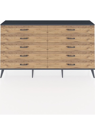 Arges Konsol 10 Çekmeceli 176x30x99 Antrasit-antrasit/çam Antrasıt/atlas Çam - Antrasıt Arges Konsol 10 Çekmeceli 176x30x99 Antrasit-antrasit/çam Antrasıt/atlas Çam - Antrasıt