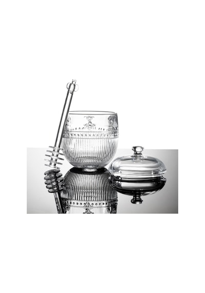 Madame Coco Abeille Kaşıklı Cam Bal Kavanozu - Şeffaf - 240 Ml Diğer