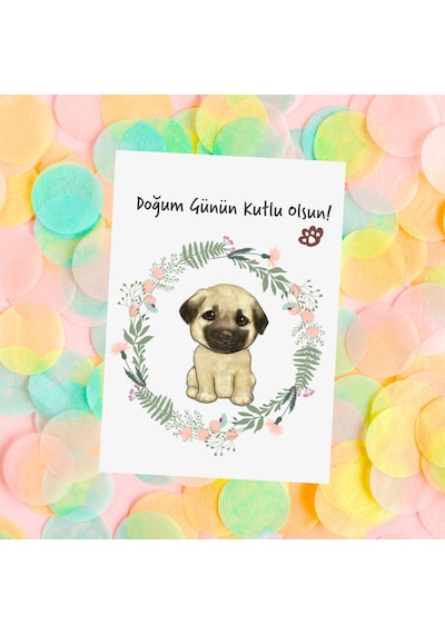Sivas Kangal Çizimli Doğum Günün Kutlu Olsun Kartı ,doğum Günü Te