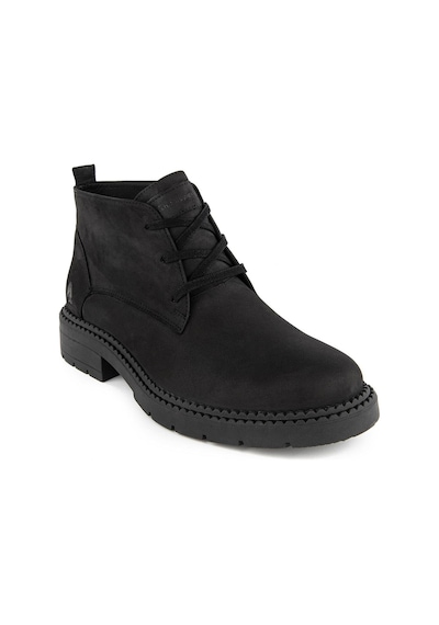 Hush Puppies Manopy Bounce Hakiki Deri Erkek Bot Siyah