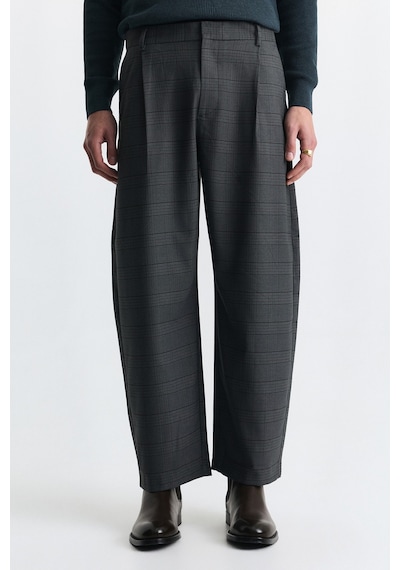 Antioch Barrel Fit Ekose Pantolon Yeşil