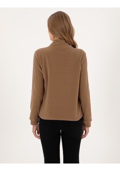Pierre Cardin Kadın Camel Sweatshirt 50316333-vr015 Camel