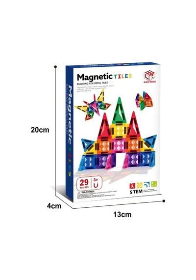 Kızılkaya Manyetik Bloklar 3,75 Cm 29 Parça 188-m48