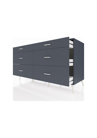 Kronos Konsol 6 Çekmeceli 176x59x99 Antrasit-antrasit Antrasit-antrasit