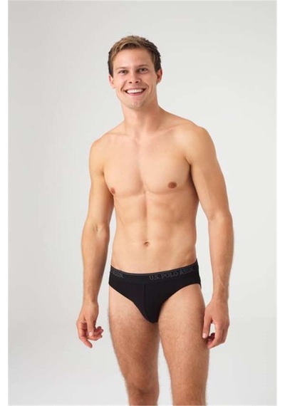 U.S. Polo Assn. U.s Polo Assn. 80436 Erkek 3 Lü Boxer-siyah-antrasitmelanj-lacivert Siyah
