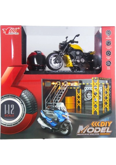 1/12 Motosiklet Wolverine Pb 3r Sesli Ve Işıklı