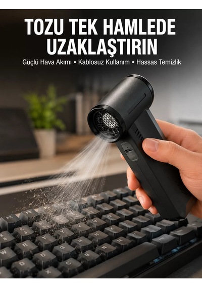 Yüksek Hızlı Kablosuz El Tipi Hava Üfleme Temizlik Cihazı Yeni Ne