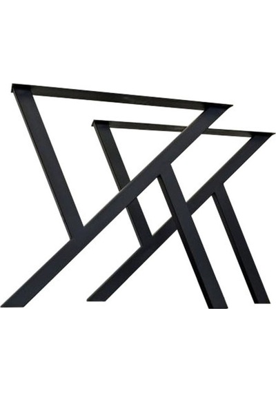 Asimetrik Mutfak Masası Ayağı, Metal Sehpa, Yemek Masası Ayağı