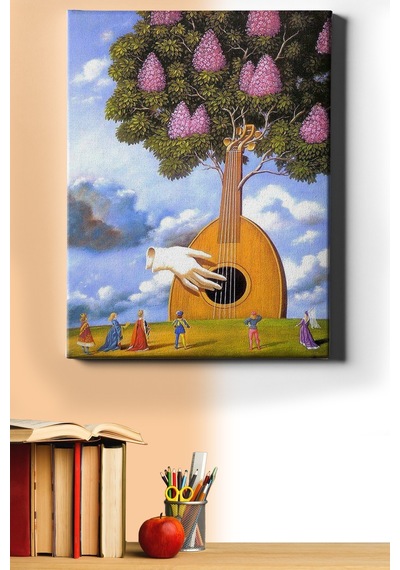 Webstyle Sayılarla Boyama Seti Kasnaklı Bir Çalgı 60x75 Cm
