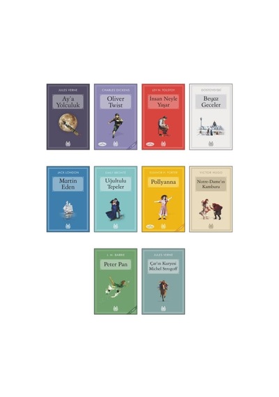 Çocuklar İçin En Çok Okunan Dünya Klasikleri Seti - 2 - 10 Kitap Arkadaş Yayınevi
