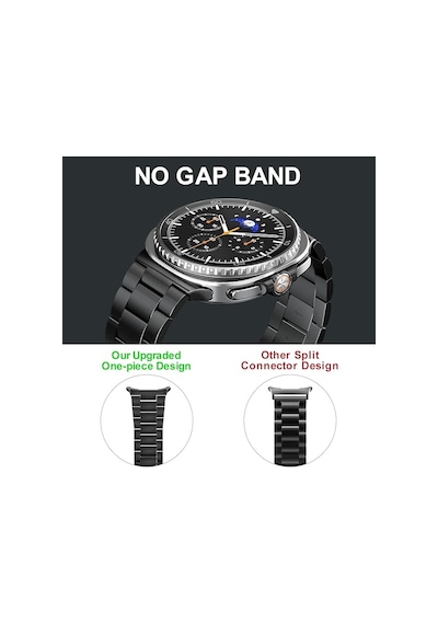 Samsung Galaxy Uyumlu Watch 8 42mm 44mm Classic 46mm Kordon Klipsli Metal Kordon 04 +kısaltma Aparatı