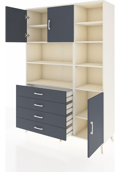 Hyperion Dolap 9 Raflı 4 Çekmeceli 3 Kapaklı 132x44x195 Aytaşı-antrasit/antrasit Antrasıt/antrasıt Hyperion Dolap 9 Raflı 4 Çekmeceli 3 Kapaklı 132x44x195 Aytaşı-antrasit/antrasit Antrasıt/antrasıt