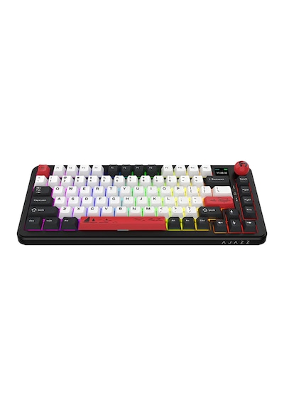 Ak820 Max Plus-hot-swap-dinamik Rgb Mekanik Oyun Klavyesi Mute Switch-tft Ekran