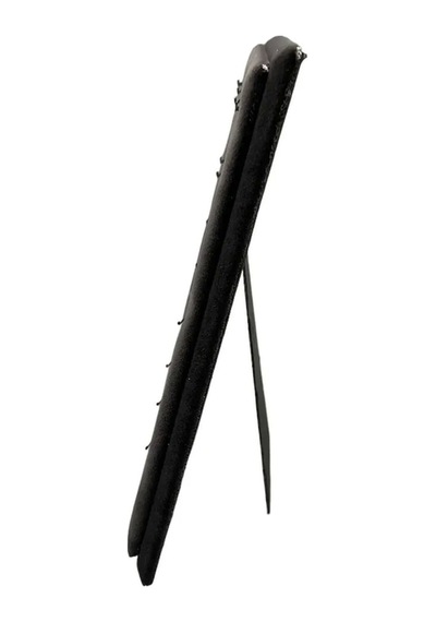 Yerli Üretim Süet Kumaş Füme Renk 20/16 Cm Ayaklı Kolye Sergileme Standı Çok Renkli