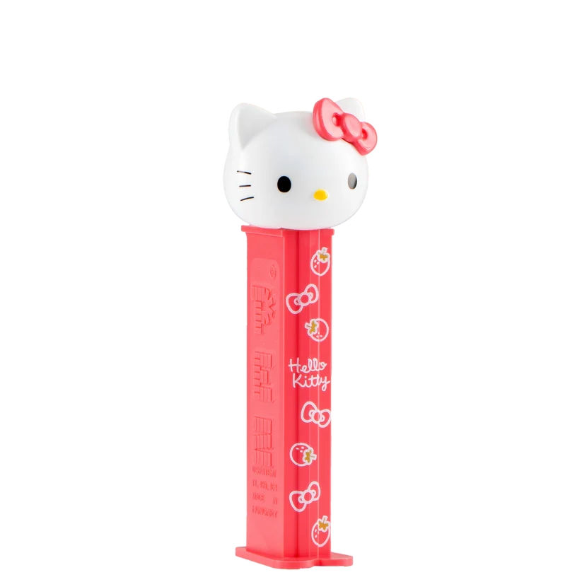 Pez Dispenser Hello Kitty Çilekli Şekerleme Makinesi Meyve Aromalı Şekerleme Makinesi Ve Şekerleme Yedekleri