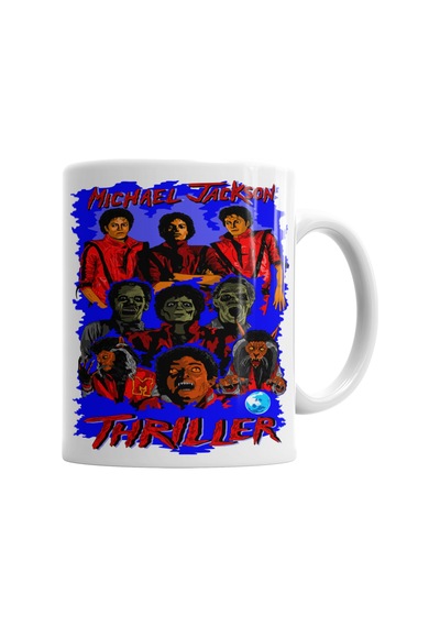 Michael Jackson Thriller Kupa Bardak Porselen Karışık