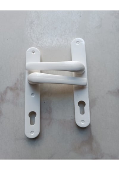 Pvc Pimapen Kapı Kolu Plastik Beyaz Yale