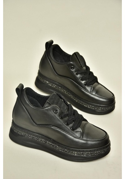 Fox Shoes S602008704 Siyah Kalın Tabanlı Spor Ayakkabı Sneakers Siyah-kumaş Çok Renkli Fox Shoes S602008704 Siyah Kalın Tabanlı Spor Ayakkabı Sneakers Siyah-kumaş Çok Renkli