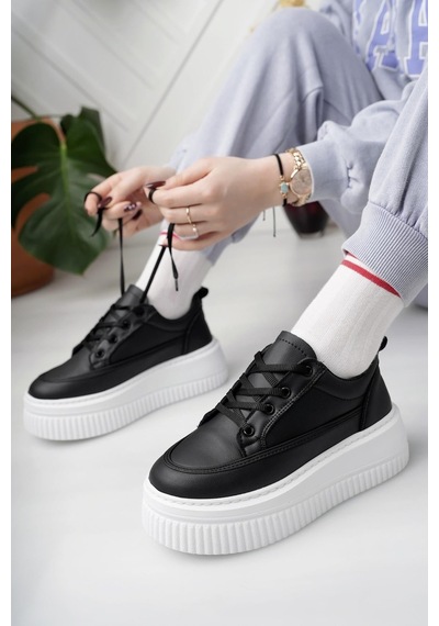 Nesilshoes Nesil Shoes Dvm 1010 Siyah Beyaz Kalın Taban Kadın Sneakers Siyah&beyaz Nesilshoes Nesil Shoes Dvm 1010 Siyah Beyaz Kalın Taban Kadın Sneakers Siyah&beyaz